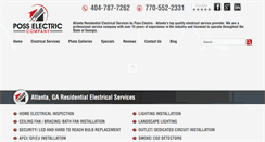 Desktop Screenshot of posselectric.com
