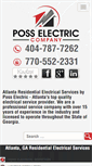 Mobile Screenshot of posselectric.com
